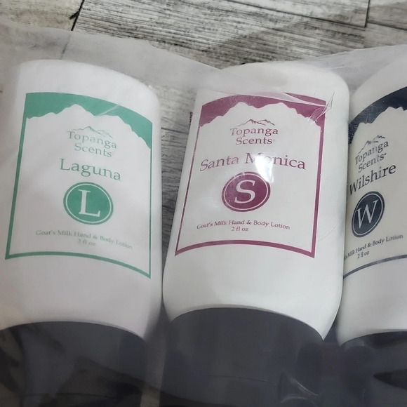 NEW Topanga Scents Trial‎ Size Goat's Milk Hand & Body Lotion Assorted Scents - Picture 3 of 5